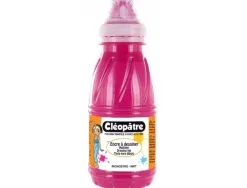 Encre a dessiner cleopatre multisupports diluable a l eau flacon de 500 ml coloris rose