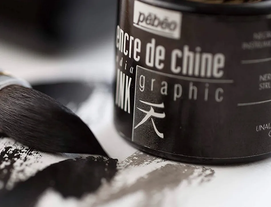 Encre de chine pebeo flacon 45ml