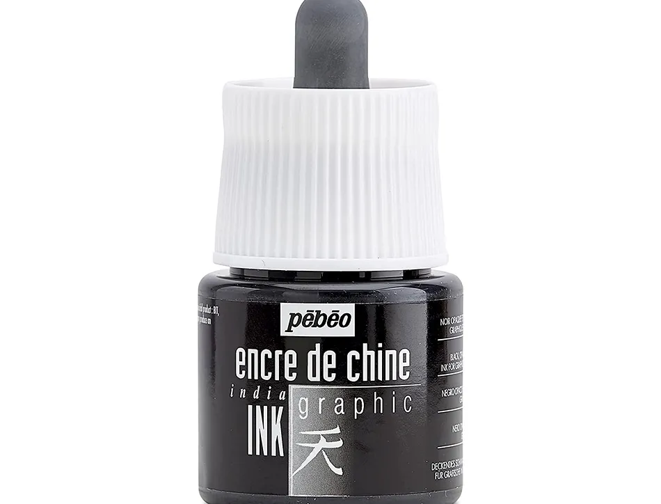 Encre de chine pebeo flacon 45ml