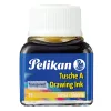 Encre de chine pelikan tire-lignes plumes dessinateur pinceaux couleur jaune flacon 10ml