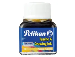Encre de chine pelikan tire-lignes plumes dessinateur pinceaux couleur jaune flacon 10ml