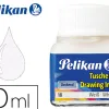 Encre de chine pelikan tire-lignes plumes dessinateur pinceaux couleur blanc flacon 10ml