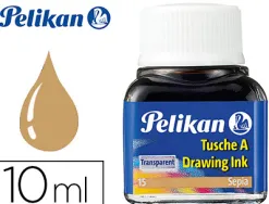 Encre de chine pelikan tire-lignes plumes dessinateur pinceaux couleur sépia flacon 10ml