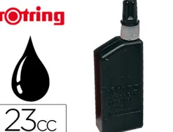 Encre de chine rotring très fluide support calque végétal papier carton dessin résistante eau gommage noir flacon 23ml