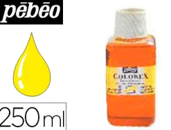 Encre pébéo colorex forte concentration vivacité couleur jaune primaire flacon 250ml