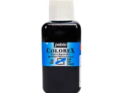 Encre pébéo colorex forte concentration vivacité couleur cyan flacon 250ml