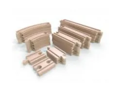 Ensemble de 24 rails en bois non toxique super extension hape