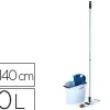 Ensemble seau balai us mini 10l 5l essoreur balai plat petites surfaces manche alu extensible en option