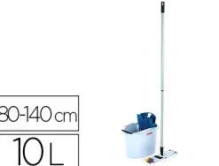 Ensemble seau balai us mini 10l 5l essoreur balai plat petites surfaces manche alu extensible en option