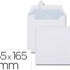 Enveloppe blanche gpv carree papier offset 120g 165x165mm bande de protection ideale invitations faire-part voeux