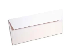 Enveloppe clairefontaine pollen 110x220mm 120g coloris blanc étui 20 unités