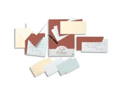 Enveloppe clairefontaine pollen 114x162mm 120g coloris ivoire étui 20 unités