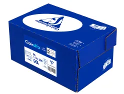 Enveloppe clairefontaine bande de protection 90g fenetre 45 110x220mm blanche boite de 250 unites