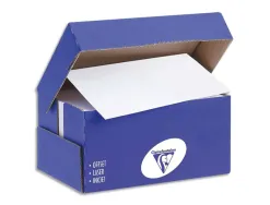 Enveloppe clairefontaine bande de protection 90g 110x220mm blanche boite de 250 unites