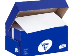 Enveloppe clairefontaine bande de protection 90g 110x220mm blanche boite de 250 unites