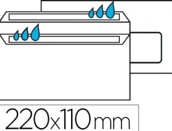 Enveloppe économique dl 110x220mm 80g autocollante fenêtre 35x100mm coloris blanc boîte 500 unités
