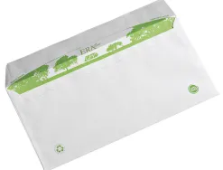 Enveloppe gpv c6 bande de protection 80g recycles 114x162 blanche boite de 200