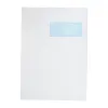 Enveloppe gpv c4 229x324mm 90g adhésive fermeture rapide sécurisée définitive fenêtre 50x100mm blanche boîte 250 unités