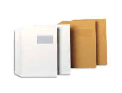 Enveloppe gpv c4 229x324mm 100g adhesive fermeture rapidesecurisee definitive blanche boite 250 unites