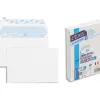 Enveloppe gpv économique vélin blanc 75g c6 114x162mm adhésive paquet 50 unités
