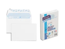 Enveloppe gpv économique vélin blanc 75g c6 114x162mm adhésive paquet 50 unités