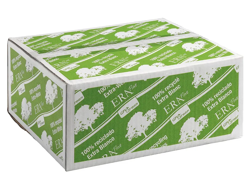 Enveloppe gpv dl bande de protection 80g recycles 110x220 blanche boite de 200