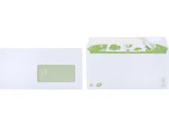 Enveloppe gpv dl bande de protection 80g recycles 110x220 blanche boite de 200