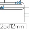 Enveloppe gpv dl+ 112x225mm 90g adhésive fermeture rapide sécurisée définitive fenêtre 45x100mm blanche boîte 100 unités