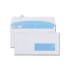 Enveloppe gpv dl 110x220mm 90g adhésive fermeture rapide sécurisée définitive fenêtre 35x100mm blanche boîte 500 unités