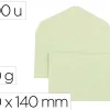 Enveloppe gpv election recyclee 90x140mm 80g patte triangulaire non gommee vert boite 500 unites