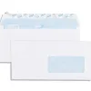 Enveloppe gpv everyday blanche 80g dl 110x220mm fenetre 45x100mm fermeture securisee collage renforce boite 500 unites
