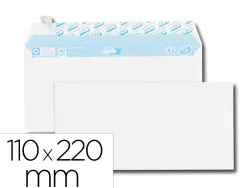 Enveloppe gpv everyday blanche 80g dl 110x220mm bande protection fermeture securisee collage renforce boite 500 unites