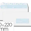 Enveloppe gpv everyday blanche 80g dl 110x220mm fenetre 35x100mm fermeture securisee collage renforce boite 500 unites