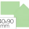 Enveloppe gpv élections c30 90x140mm 80g recyclable non gommée patte triangulaire coloris vert boîte 1000 unités