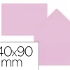 Enveloppe gpv élections c30 90x140mm 80g recyclable non gommée patte triangulaire coloris rose boîte 1000 unités