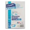 Enveloppe gpv précasée vélin blanc 90g c6 114x162mm adhésive fond gris paquet 25 unités