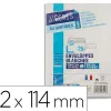 Enveloppe gpv vélin blanc 90g c6 114x162mm adhésive fond gris paquet 25 unités