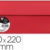 Enveloppe visite clairefontaine pollen dl 110x220mm 120g rouge groseille étui 20 unités