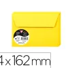 Enveloppe visite clairefontaine pollen c6 114x162mm 120g jaune soleil étui 20 unités