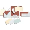 Enveloppe visite clairefontaine pollen 165x165mm 120g coloris ivoire étui 20 unités