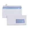 Enveloppes blanches dl 80g f45adhesives pefc eco 110x220mm boite de 500 unites