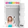 Eponge snazaroo maquillage haute densite longue duree vie application homogene pack 10 unites