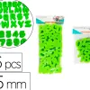 Eponges tampons sodertex chiffres et lettres a peindre 25mm 36 pcs coloris assortis