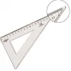 Equerre faibo plastique incolore 45 hypotenuse 20 cm
