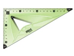 Equerre maped flex 2 en 1 60+45 grand cote 21cm incassable coloris bleu