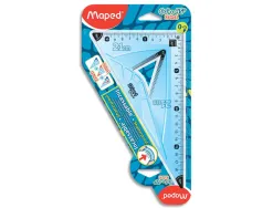 Equerre maped flex 2 en 1 60+45 grand cote 21cm incassable coloris bleu