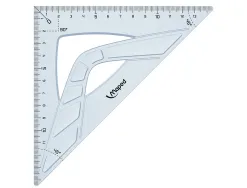 Equerre maped geometrique en plastique recicle 45 hypotenuse 21cm