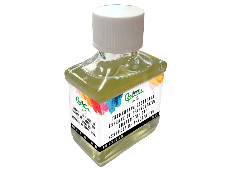 Essence de terebenthine liderpapel pour huile pot de 75 ml