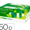 Essuie-mains coldis ouate blanche ecolabel 2 plis 20,6x24cm 25 paquets de 150 feuilles