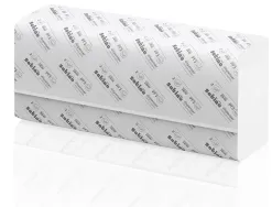 Essuie-mains coldis pure ouate blanche ecolabel 2plis 20,6x32cm 1 paquet de 120 feuilles